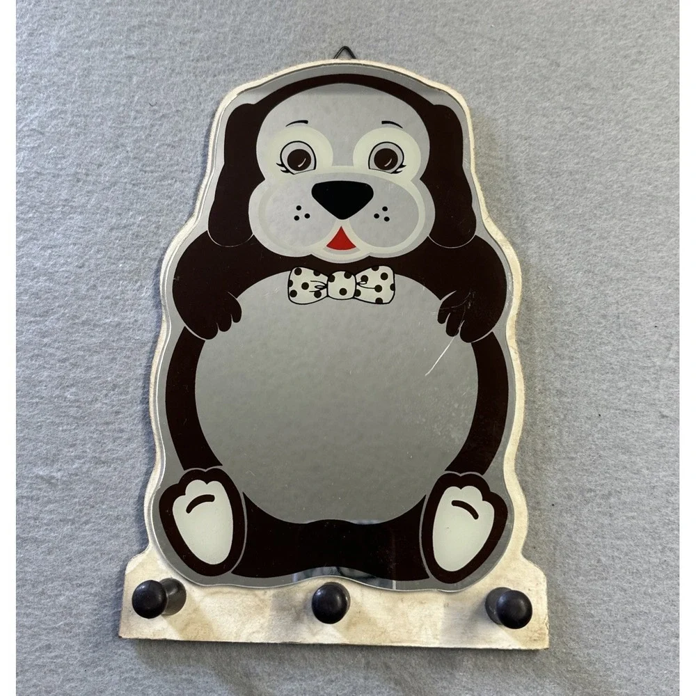 Vintage 80's House Of Lloyd Puppy Dog Mirror